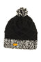 ARLEQUIN Merino Wool Beanie - Silver Black